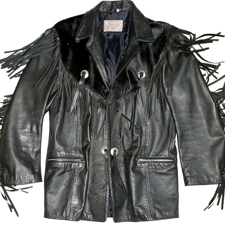 楽天市場】JOHNSONS VINTAGE MEX TEX Leather Fringe Jacket/Coat 
