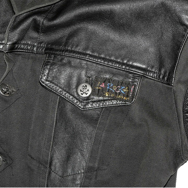 楽天市場】JOHNSONS LA ROCKA! VINTAGE Waistcoat Leather & Cotton 