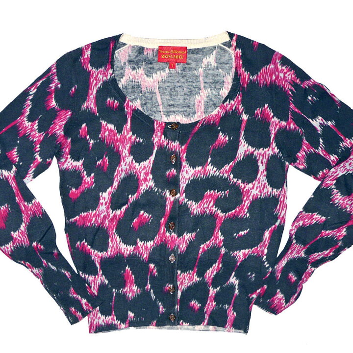 楽天市場】Vivienne Westwood RED RABEL Leopard Cardigan  