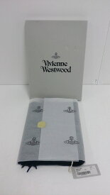 【中古】Vivienne Westwood 18AW ヴィヴィアンウエストウッド マフラー 紺 ネイビー 【81030007-10638】 メンズ レディース