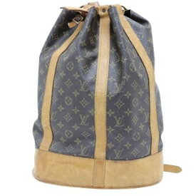 【値下げしました!】LOUIS VUITTON ルイヴィトン モノグラム ランドネGM 911A2 肩掛け 巾着型 ブラウン 【中古】【SPブランド】【金沢 併売品】【840151Kz】