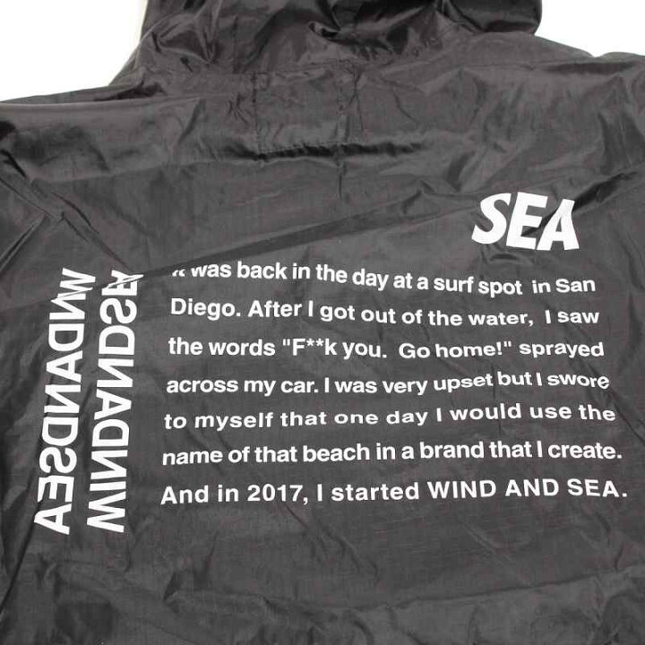 楽天市場】WIND AND SEA ウィンダンシー WATERPROOF NYLON ANORAK