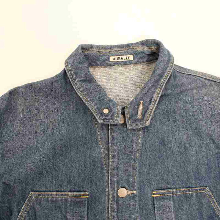 楽天市場】AURALEE オーラリー WASHED HARD TWIST DENIM BLOUZON 