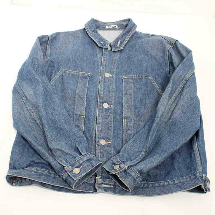 楽天市場】AURALEE オーラリー WASHED HARD TWIST DENIM BLOUZON  