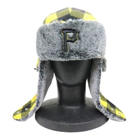 値下げしました！NEW ERA ニューエラ Gold Pittsburgh Pirates Buffalo ゴールド ピッツバーグ 海賊団 バッファロー Plaid Trapper Hat トラッパーハット チェック柄 イエロー×ブラック 【中古】【帽子】【金沢本店 併売品】【741236Kz】