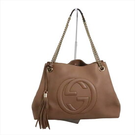 GUCCI グッチ ソーホー インターロッキングG チェーンショルダーバッグ 536169 ベージュ ※収納袋付【中古】【SPブランド】【金沢 併売品】【840261Kz】