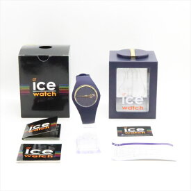 ice watch アイスウォッチ GLAM FOREST グラム フォレスト 腕時計 レディース 001059 電池 ベルトカラー：ネイビー /文字盤カラー：ネイビー ※ 箱 取説付【中古】【時計】【金沢本店 併売品】【79693Kz】