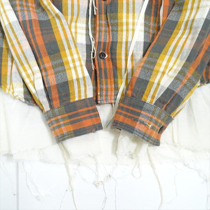 楽天市場】Midorikawa ミドリカワ cut off layered shirt チェック 