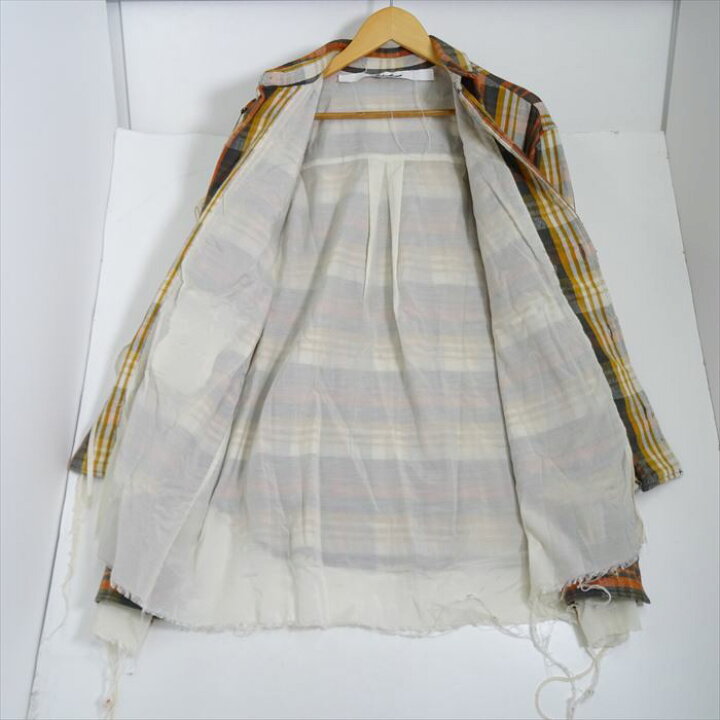 楽天市場】Midorikawa ミドリカワ cut off layered shirt チェック 