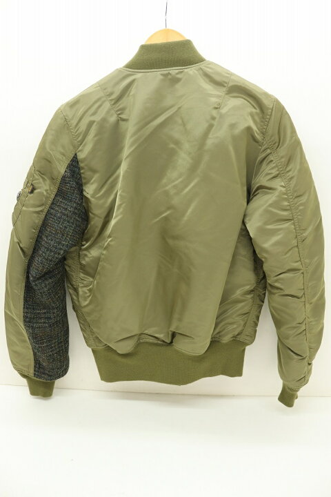 楽天市場】GOOD ENOUGH グッドイナフ ALPHA Harris Tweed MA-1 Tight 