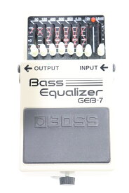 BOSS (ボス) GEB-7 Bass Equalizer ベース用イコライザー 本体のみ 【中古】【ギター周辺機器】【金沢本店 併売品】【4803011Kz】