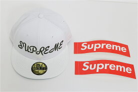 Supreme シュプリーム supreme 22ss script newera cap シュプリーム スクリプトロゴ ホワイト 【中古】【帽子】【金沢本店 併売品】【741513Kz】