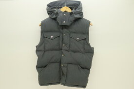 THE NORTH FACE PURPLE LABEL ザ ノースフェイス パープルレーベル Hooded Sierra Vest フーデッド シエラ ベスト ND2550N ナイロン グレー M 【中古】【アメカジ・アウトドア】【金沢本店 併売品】【695001Kz】