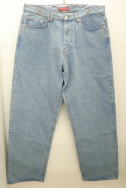 Supreme シュプリーム Baggy Jean バギー ジーンズ デニムパンツ Washed Blue 綿（コットン） ブルー 34 【中古】【ストリート・ルード】【金沢本店 併売品】【688193Kz】