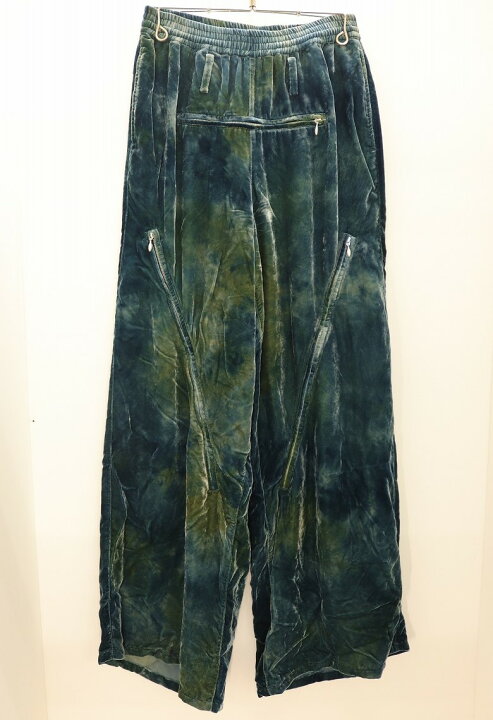 楽天市場】MASU エムエーエスエー 23AW VELVET ZIPPER EASY PANTS  