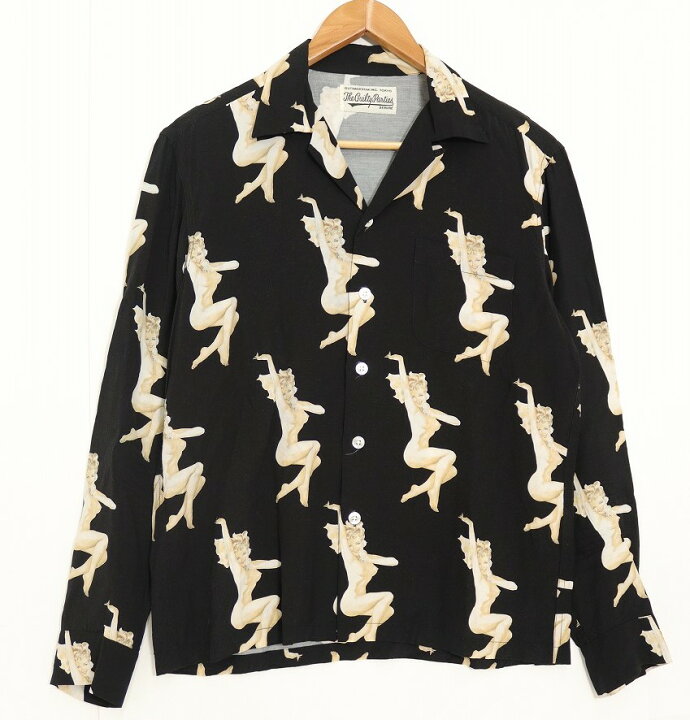 楽天市場】WACKO MARIA ワコマリア NUDE ALOHA SHIRT 長袖 アロハ 