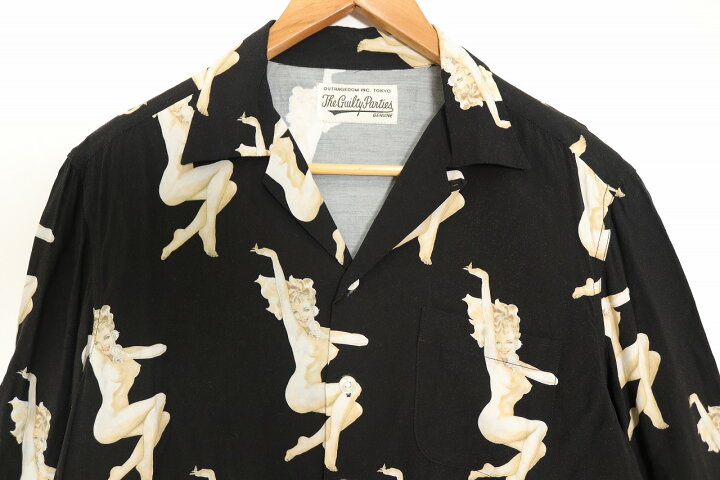 楽天市場】WACKO MARIA ワコマリア NUDE ALOHA SHIRT 長袖 アロハ 