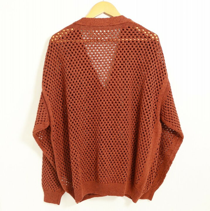 楽天市場】yoke ヨーク MESHED KNIT CARDIGAN メッシュ ニット 