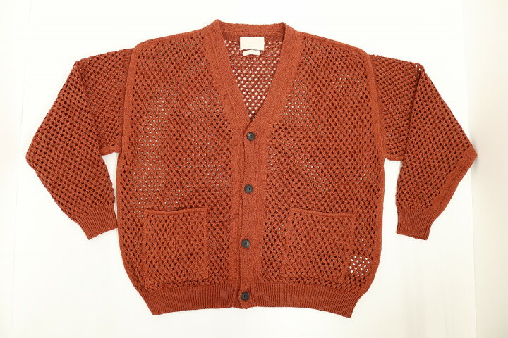 楽天市場】yoke ヨーク MESHED KNIT CARDIGAN メッシュ ニット 