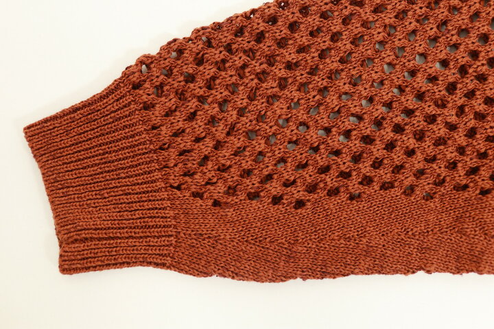 楽天市場】yoke ヨーク MESHED KNIT CARDIGAN メッシュ ニット 