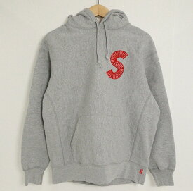 supreme シュプリーム s logo hooded sweatshirt 2 Sロゴ パーカー 綿（コットン） グレー S タグ付【中古】【ストリート・ルード】【金沢本店 併売品】【688327Kz】