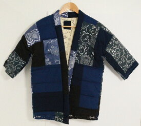 visvim ビズヴィム SANJURO KIMONO DOWN JKT KOFU 着物 ダウン ジャケット 112105005062 綿（コットン） ネイビー 1 【中古】【モード・セレクト】【金沢本店 併売品】【678423Kz】