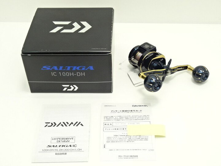 楽天市場】DAIWA ダイワ 21 ソルティガ IC100H-DH 箱 取扱説明書付き 