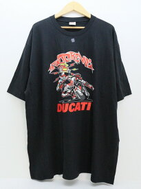 supreme シュプリーム Ducati bike tee バイク Tシャツ RN#101837 綿（コットン） ブラック XXL 袋、タグ付【中古】【ストリート・ルード】【金沢本店 併売品】【688652Kz】