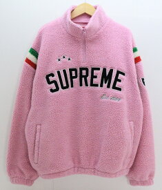 supreme シュプリーム Arc Half Zip Fleece Pullover Pink アーチ ハーフジップ フリース プルオーバー ポリエステル ピンク L 【中古】【ストリート・ルード】【金沢本店 併売品】【688486Kz】