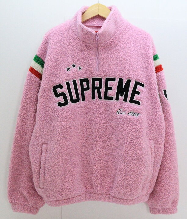 楽天市場】supreme シュプリーム Arc Half Zip Fleece Pullover Pink 