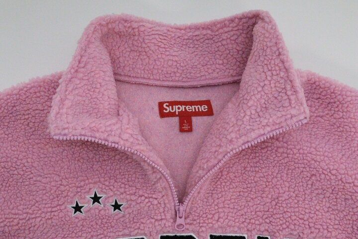 楽天市場】supreme シュプリーム Arc Half Zip Fleece Pullover Pink 