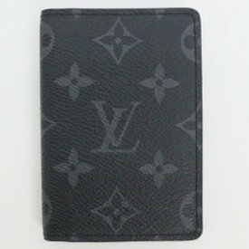 LOUIS VUITTON ルイヴィトン オーガナイザー・ドゥ・ポッシュ モノグラム 二つ折り カードケース レザー モノグラム エクリプス 【中古】【SPブランド】【金沢本店 併売品】【842336Kz】