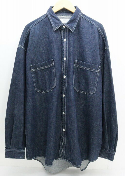楽天市場】Graphpaper グラフペーパー Denim Regular Collar Shirt 