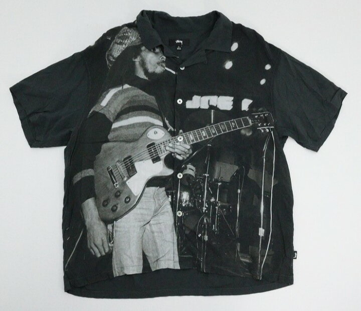 楽天市場】Stussy ステューシー BOB MARLEY OPEN COLLAR SHIRT ボブ  