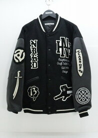 NEIGHBORHOOD ネイバーフッド 23AW STADIUM JAKET 232SZNH-JKM03 毛（ウール） ブラック L ハンガー、カバー袋【中古】【ストリート・ルード】【金沢本店 併売品】【689389Kz】