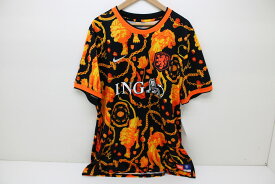 Nike×Patta ナイキ パタ WCA Pro Short Sleeve Football Top IH1678-010 ポリエステル 総柄 XL タグ【中古】【レギュラー】【金沢本店 併売品】【7011073Kz】