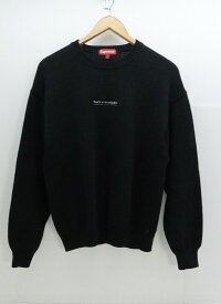 Supreme シュプリーム 19SS Fuck Everybody Sweater 綿（コットン） ブラック L 【中古】【ストリート・ルード】【金沢本店 併売品】【689440Kz】