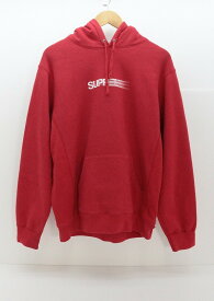 Supreme シュプリーム 20SS MOTION LOGO HOODED SWEATSHIRT 綿（コットン） レッド L 【中古】【ストリート・ルード】【金沢本店 併売品】【689455Kz】
