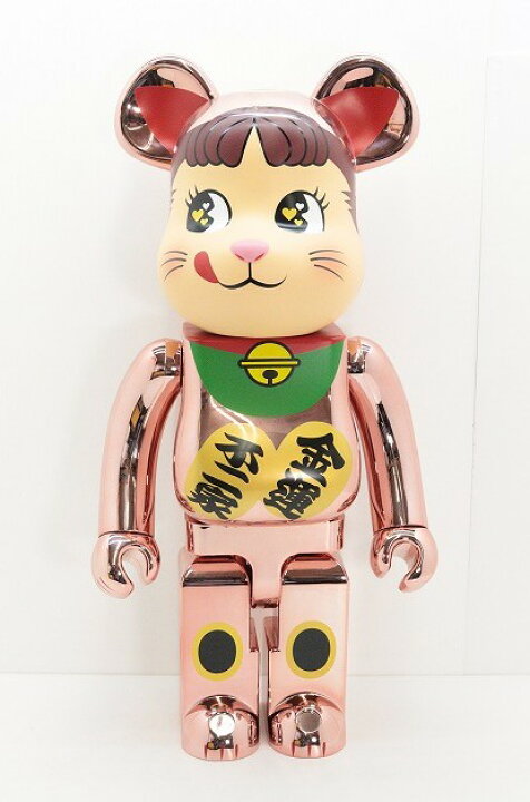楽天市場】BE@RBRICK ベアブリック BE@RBRICK 招き猫 ペコちゃん 金運 