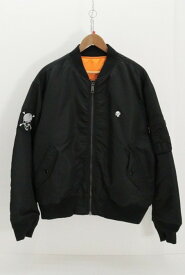 Supreme シュプリーム Bounty Hunter Ma-1 Jacket ブラック XL 袋、タグ、ピンバッジ【中古】【ストリート・ルード】【金沢本店 併売品】【689579Kz】