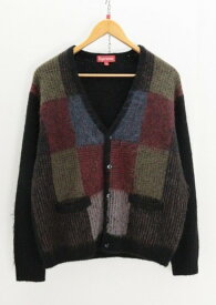 Supreme シュプリーム Brushed Grid Cardigan ブラック M 【中古】【ストリート・ルード】【金沢本店 併売品】【689569Kz】