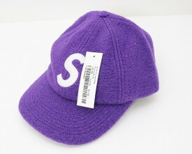 SUPREME シュプリーム Boiled Wool S Logo 6-panel 毛（ウール） パープル 内袋 タグ【中古】【帽子】【金沢本店 併売品】【742919Kz】