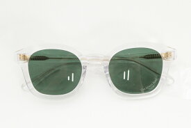 The Silent Soul ザサイレントソウル TSS SQUARE CLEAR FRAME GRADATION GREEN LENS サングラス og90141 箱・ケース・クロス【中古】【サングラス】【金沢本店 併売品】【813002Kz】