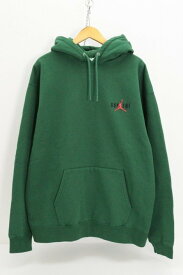 Supreme×Jordan シュプリーム×ジョーダン Hooded Sweatshirt HF0836-341 綿（コットン） グリーン L タグ【中古】【ストリート・ルード】【金沢本店 併売品】【689990Kz】