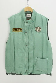 VISVIM ヴィスヴィム STURGES DOWN VEST 122205013004 レーヨン グリーン 3 【中古】【モード・セレクト】【金沢本店 併売品】【6710201Kz】