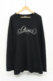 UNDERCOVER アンダーカバー Chaos 刺繍スウェット UC2B9810-2 綿（コットン） ブラック 2 【中古】【モード・セレクト】【金沢本店 併売品】【6710222Kz】