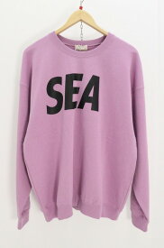 WIND AND SEA ウィンダンシー 22AW SEA Crew Neck WDS-O-OSS-26-Q1-CS-01 綿（コットン） パープル L タグ、袋【中古】【ストリート・ルード】【金沢本店 併売品】【6810239Kz】