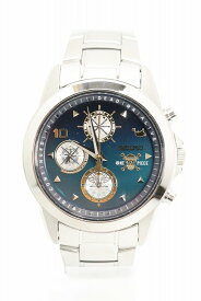 SEIKO セイコー ONE PIECE 1000話記念ウォッチ クォーツ 7T92-HBZ0 シルバー 箱 説明書 ハンドコマ【中古】【時計】【金沢本店 併売品】【793107Kz】