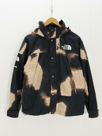 Supreme × THE NORTH FACE シュプリーム × ザ・ノース・フェイス Bleached Denim Print Mountain Jacket NP521001 ナイロン ブラック S 【中古】【アメカジ・アウトドア】【金沢本店 併売品】【6910540Kz】