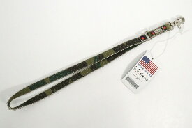 B.B.SIMON×supreme ビービーサイモン シュプリーム Denim LANYARD グリーン シルバー タグ ケース【中古】【アクセサリー】【金沢本店 併売品】【823213Kz】